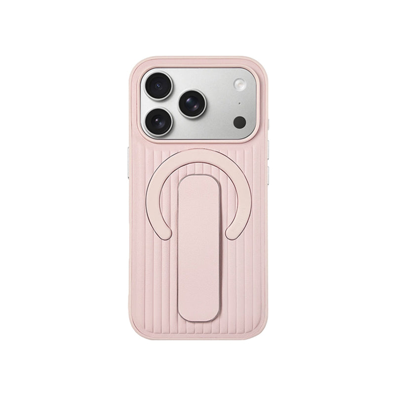 iPhone Leather Finger Strap Case