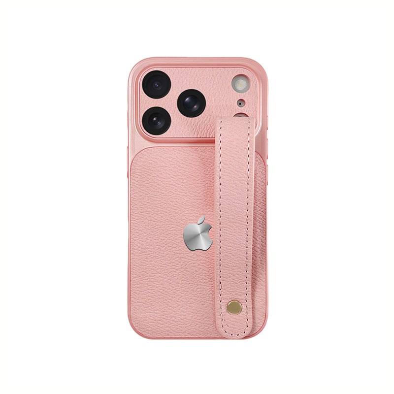 iPhone Lychee Texture Wristband Case