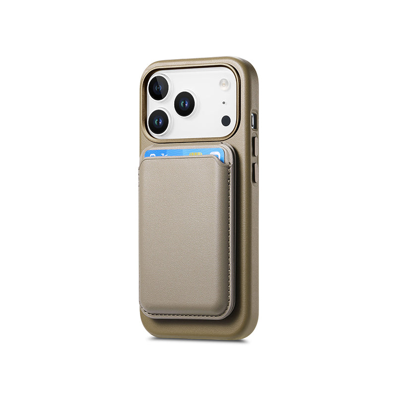 iPhone Leather Case MagSafe Card Holder Set