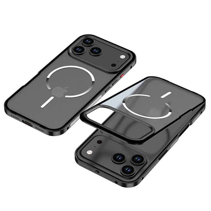 iPhone Metal Frame Matte Magnetic Case