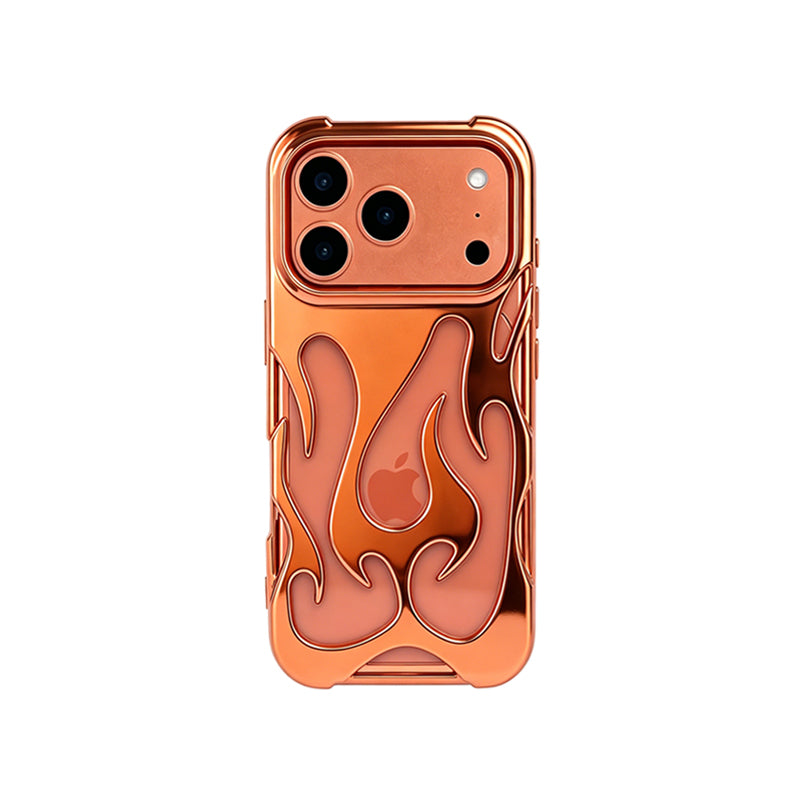 iPhone Flame Hollow Case