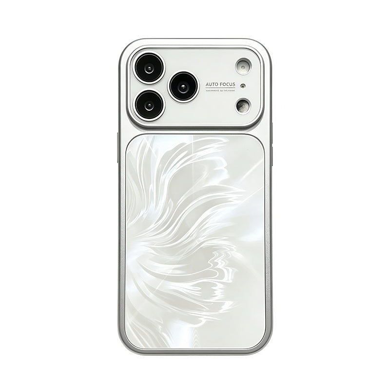 iPhone Feather Aurora Texture Cooling Case