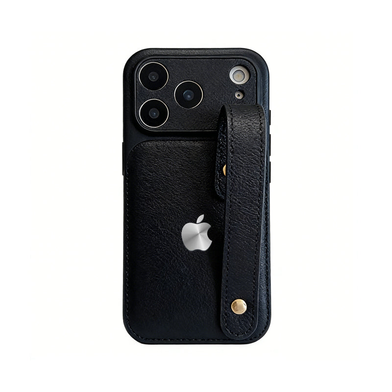 iPhone Lychee Texture Wristband Case