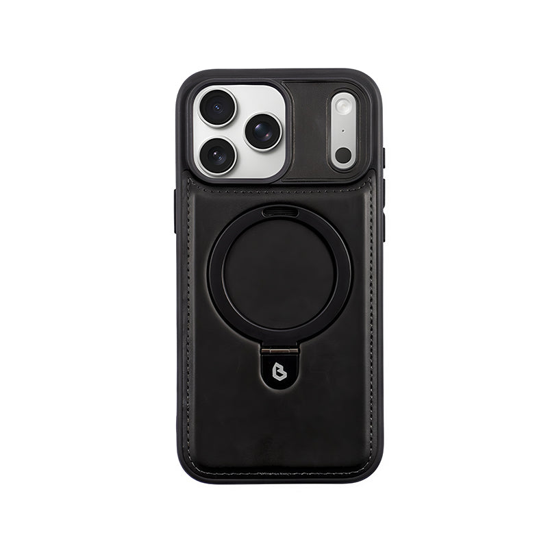 iPhone Leather Stand MagSafe Case