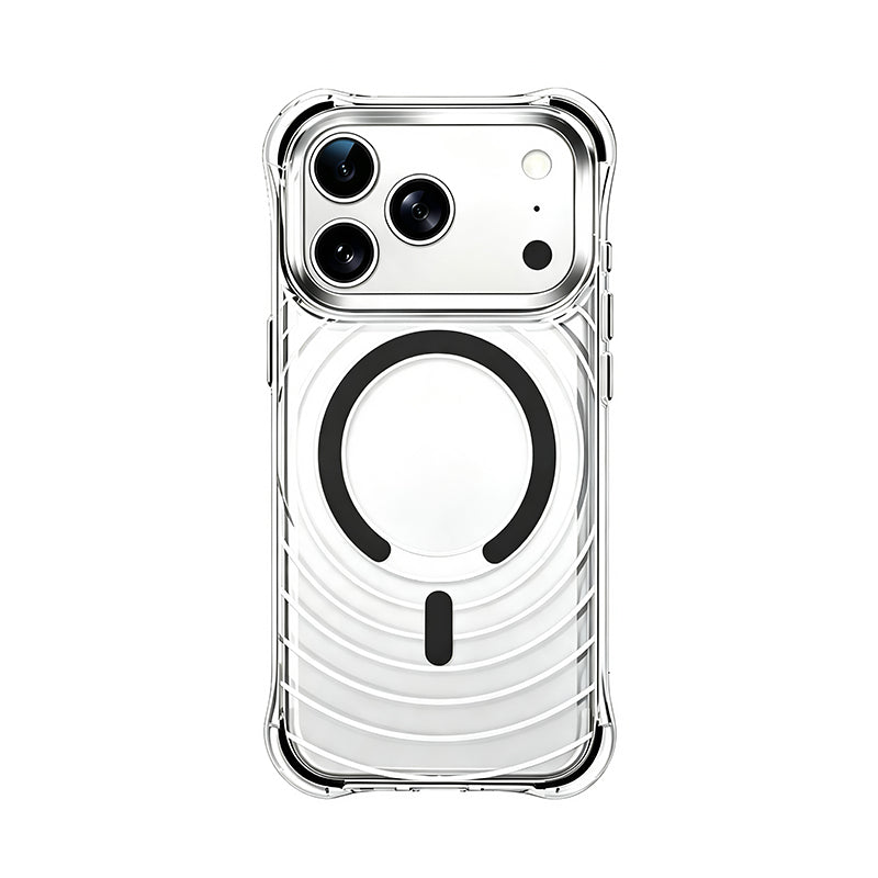 iPhone Wave Transparent MagSafe Case
