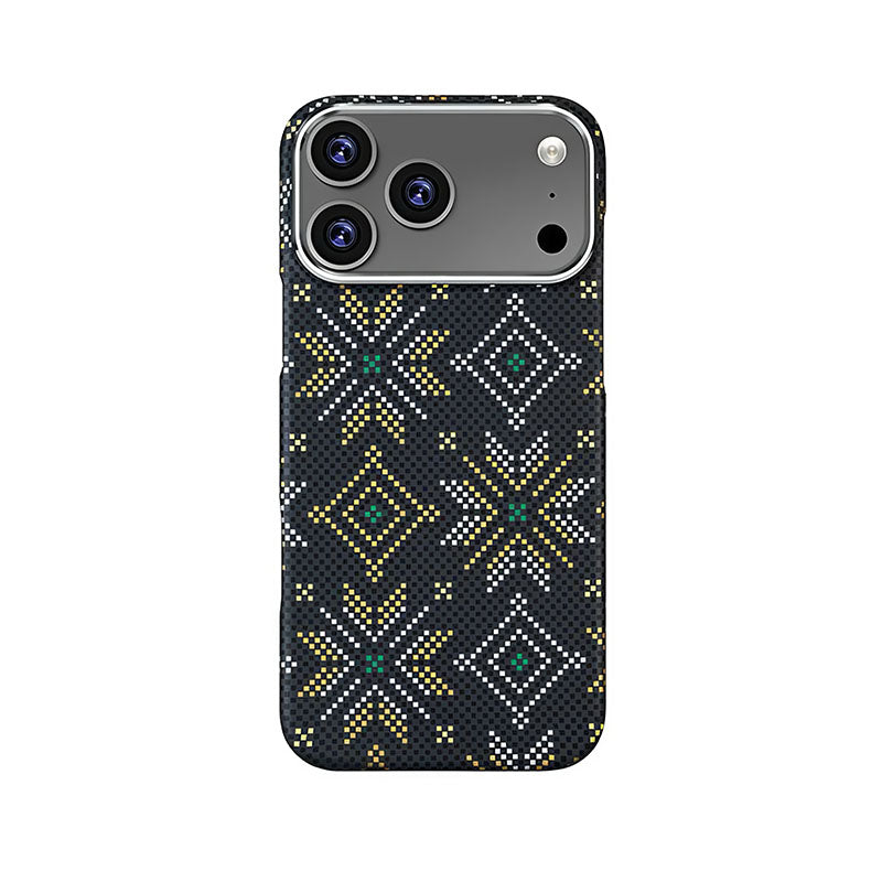 iPhone Iridescent Diamond Pattern MagSafe Case