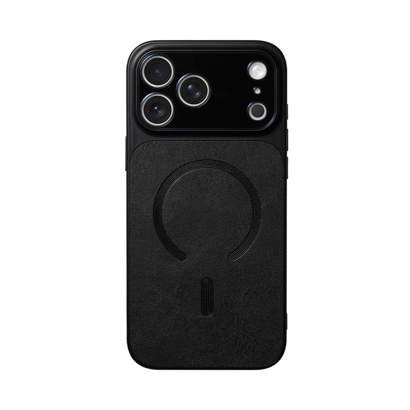 iPhone Leather Texture Large Window Case