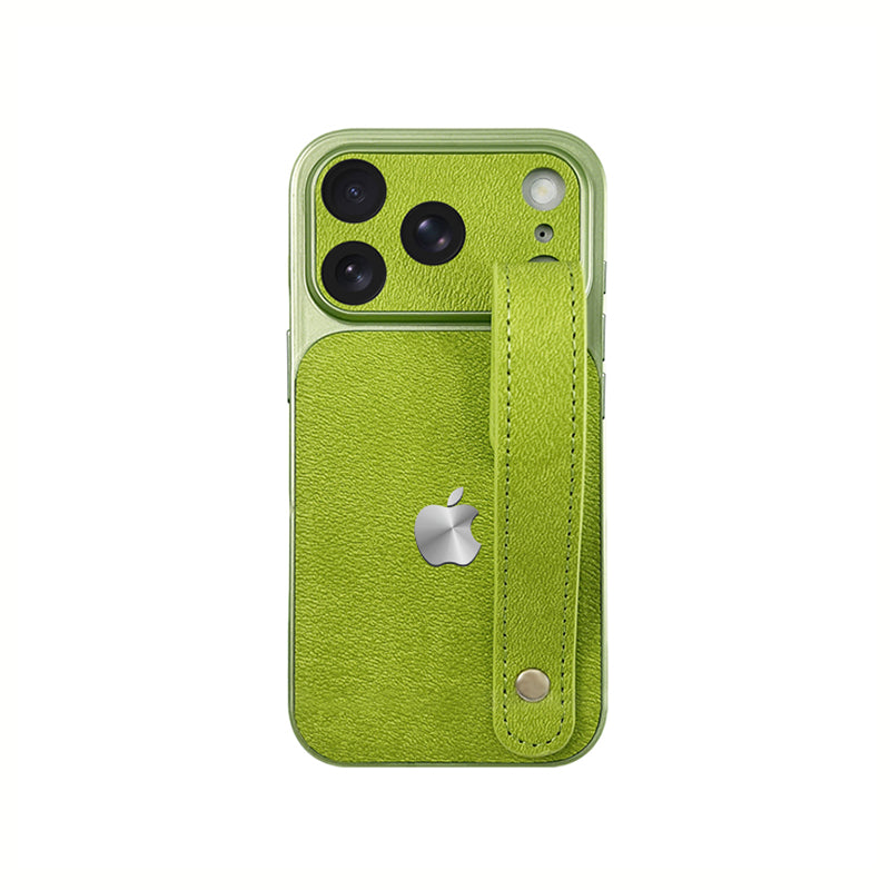iPhone Lychee Texture Wristband Case
