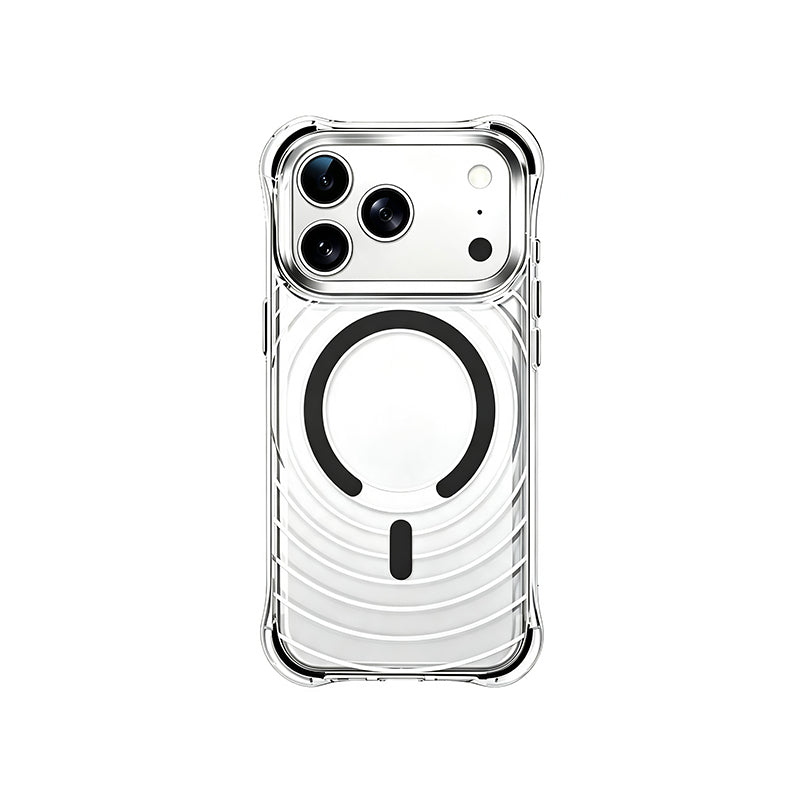 iPhone Wave Transparent MagSafe Case