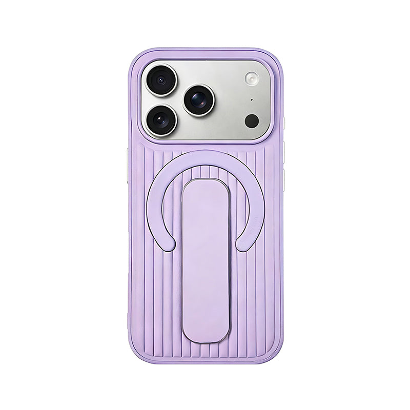 iPhone Leather Finger Strap Case