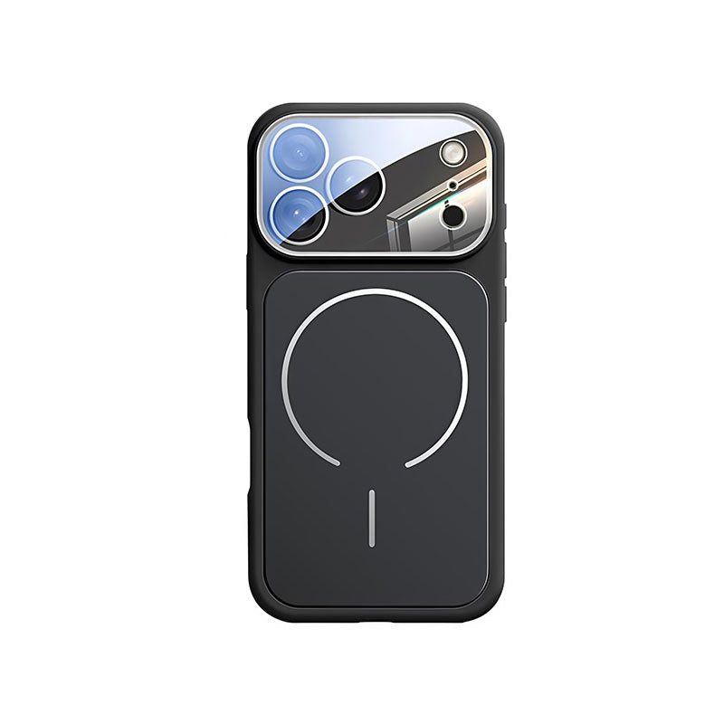 iPhone Large Window Liquid Silicone Case