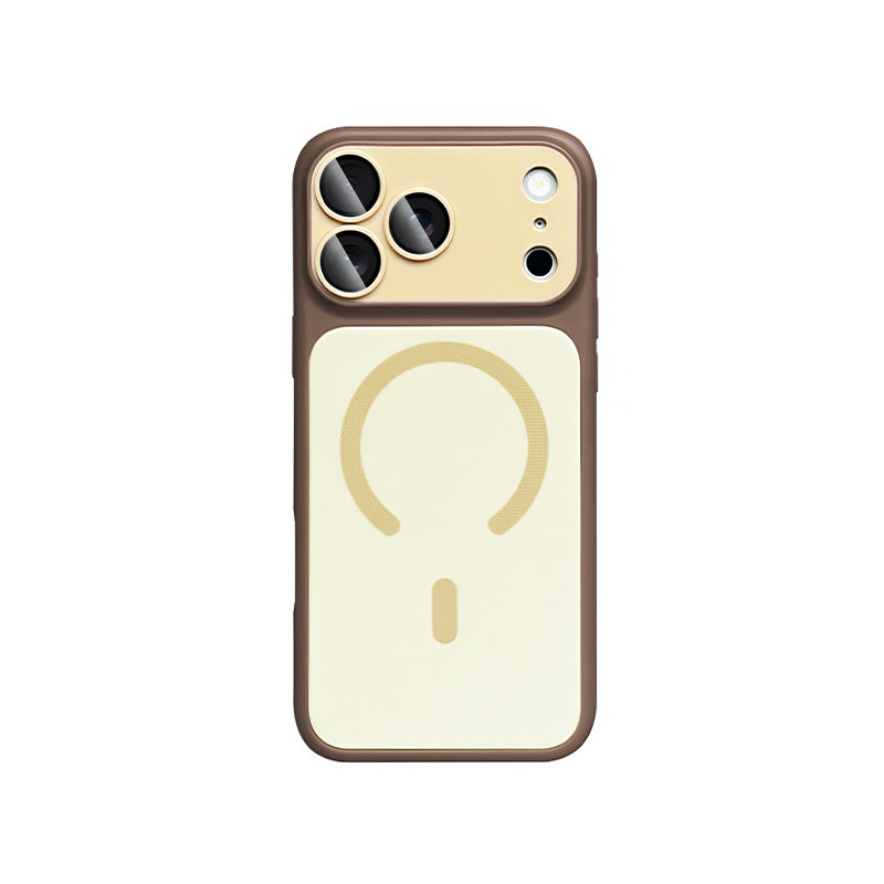 iPhone Color Block Fabric MagSafe Case