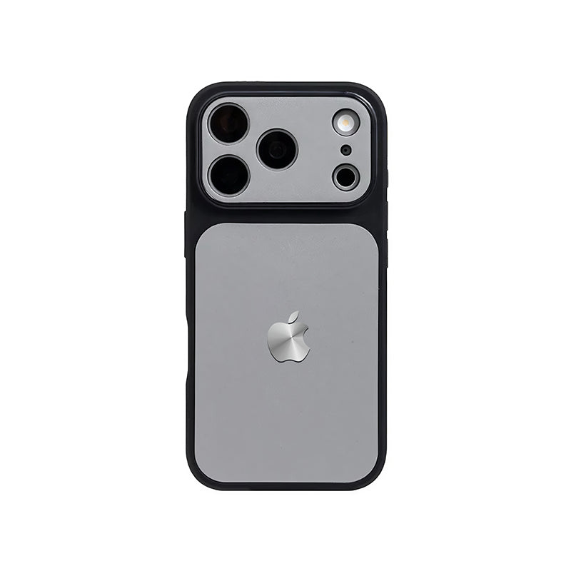 iPhone Color-Blocked Leather Case