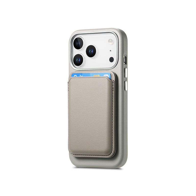 iPhone Leather Case MagSafe Card Holder Set