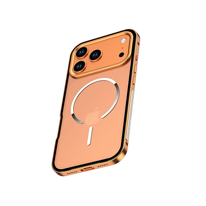 iPhone Metal Frame Matte Magnetic Case