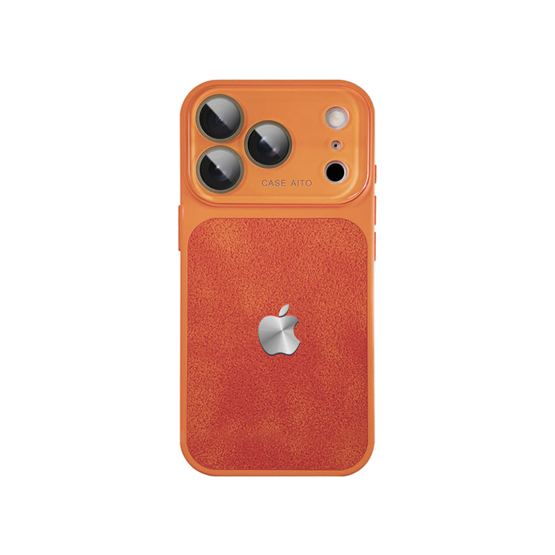 iPhone Crater Crystal Lens Leather Case