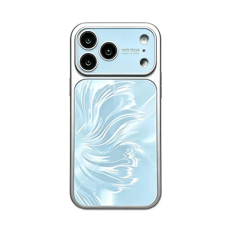 iPhone Feather Aurora Texture Cooling Case