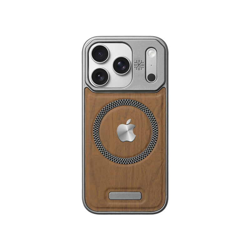 iPhone Wood Grain MagSafe Case