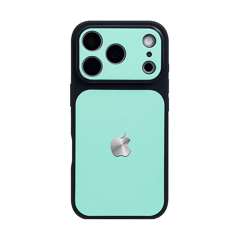 iPhone Color-Blocked Leather Case