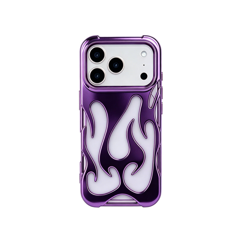 iPhone Flame Hollow Case