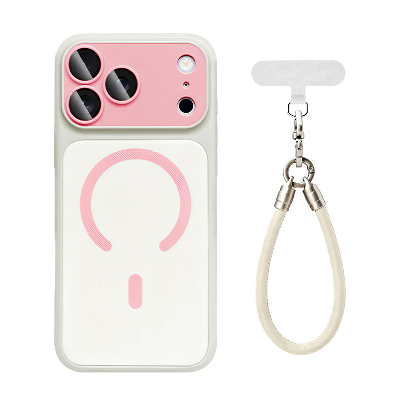 iPhone Color Block Fabric MagSafe Case