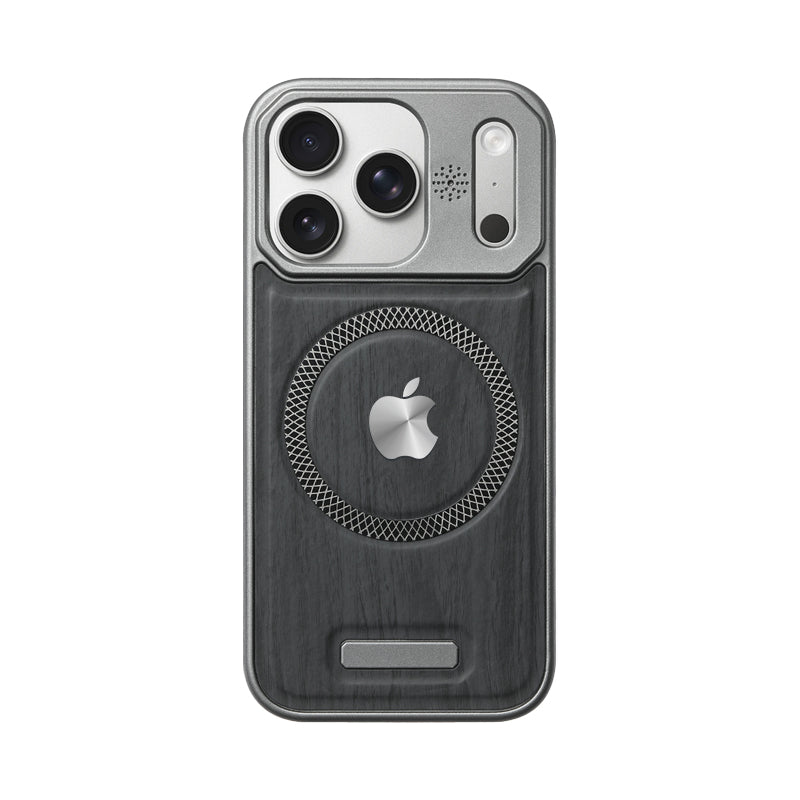 iPhone Wood Grain MagSafe Case