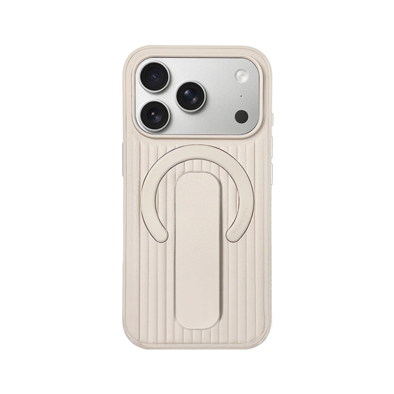 iPhone Leather Finger Strap Case