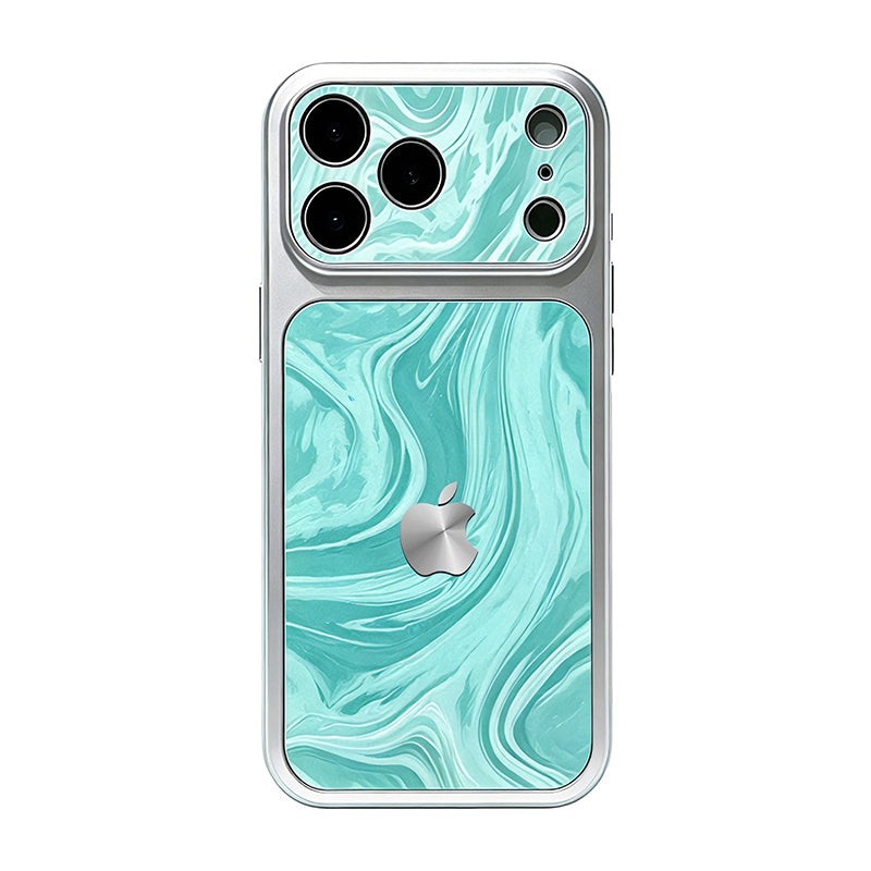 iPhone Liquid Ripple Suede Case