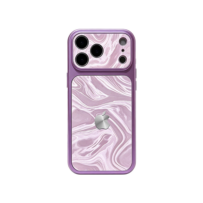 iPhone Liquid Ripple Suede Case